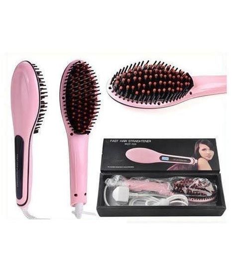 Smart Accessories Fast Hair Brush straightener Pink