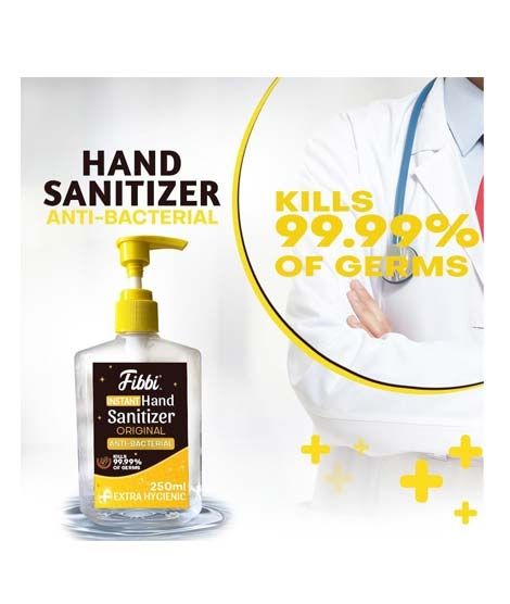 Fibbi Anti-Bacterial Instant Hand Sanitizer 250ml