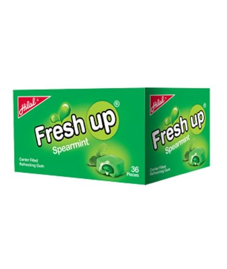 Fresh up Spearmint Bubble Gum Box - Pack of 36 (Rs 2/- Per Piece)