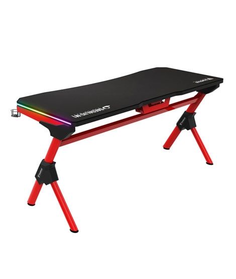 iShopping - Gamdias Daedalus M1 RGB Gaming Desk Black/Red