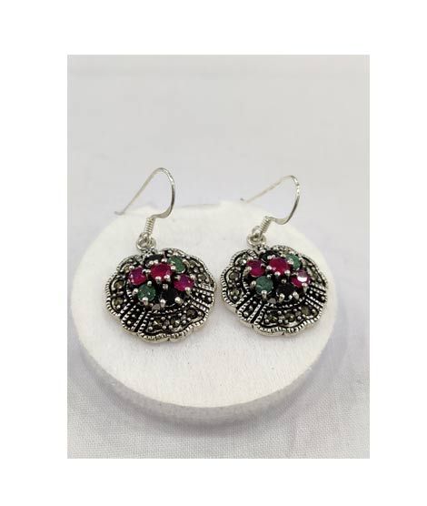 Gilgit Bazaar Multi Stone Earrings (17)