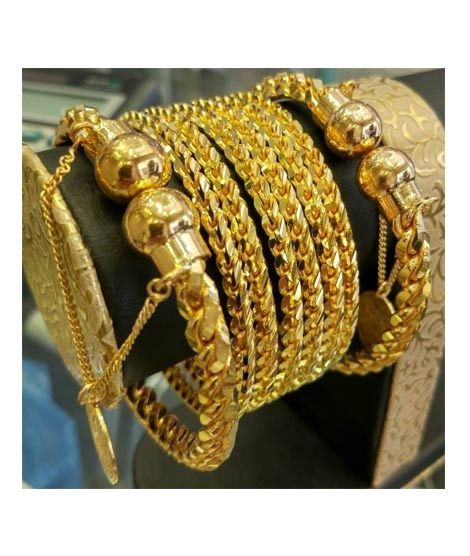 iShopping - Gem And Jewelry Artificial Bangle For Women Gold