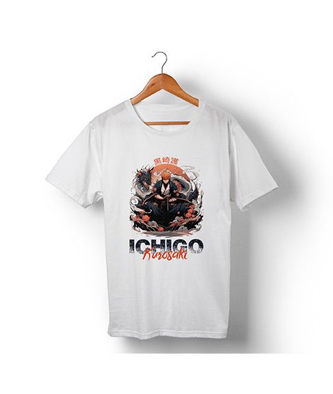 iShopping - Genteez Ichigo Kurosaki Digital Printed T Shirt For Men