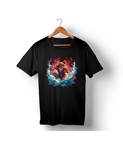 Genteez New Luffy Digital Printed T Shirt For Men