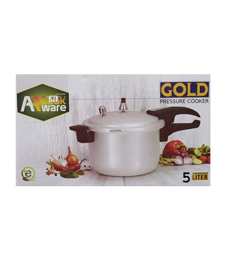 iShopping - AR Cookware Gold Pressure Cooker 5 Ltr