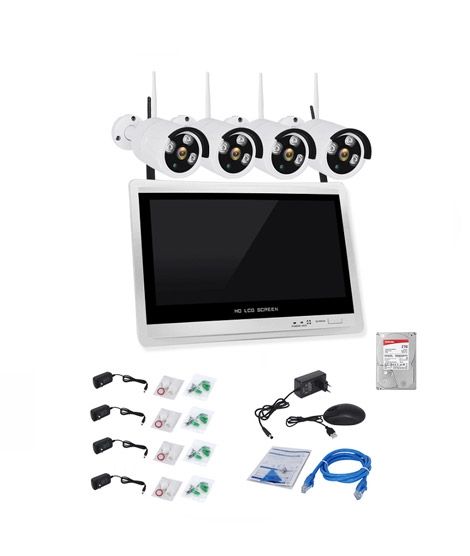 iShopping - Hamza Traders Cloud 4CH Wifi IP Camera System With NVR Kit