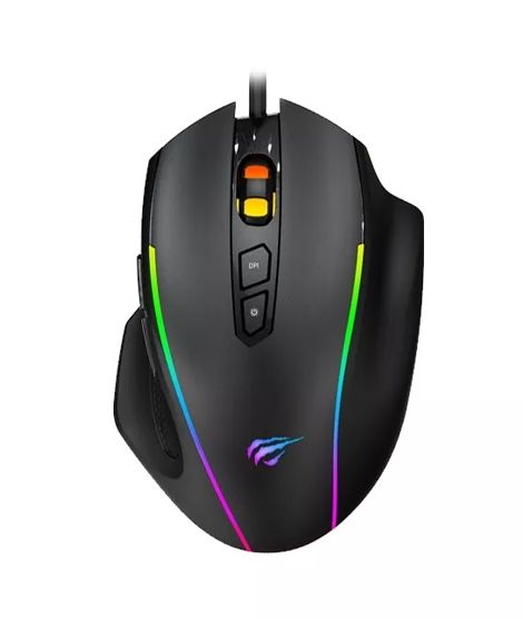 Havit Backlit Programmable Gaming Mouse Black (HV-MS1011)