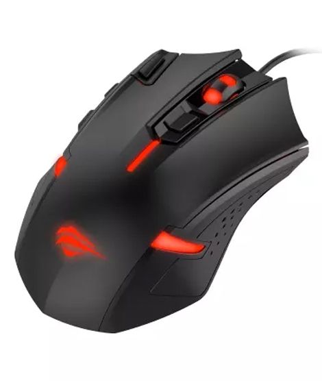 Havit Backlit Programmable Gaming Mouse Black (HV-MS748)