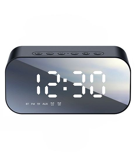 Havit Digital Alarm Clock Wireless Speaker Black (M3)