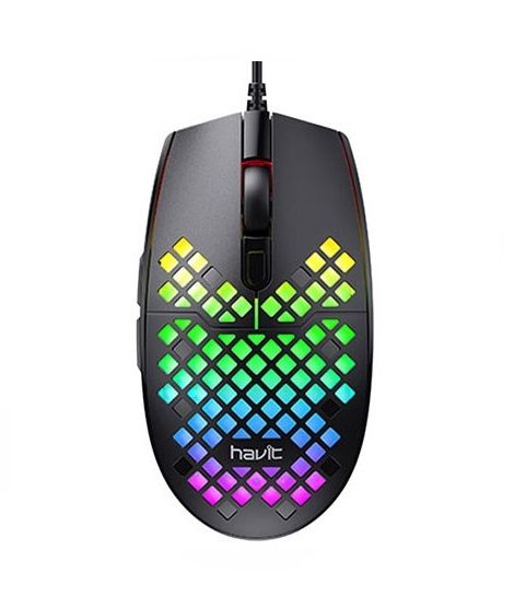 Havit RGB Backlit Gaming Mouse Black (MS1008)