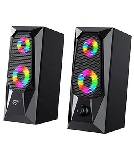 Havit RGB Stereo Speakers Black (SK208)