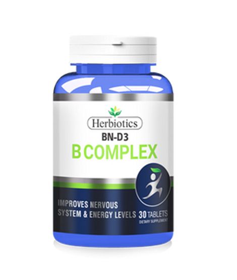 iShopping - Herbiotics BN-D3 B Complex - 30 Tablets