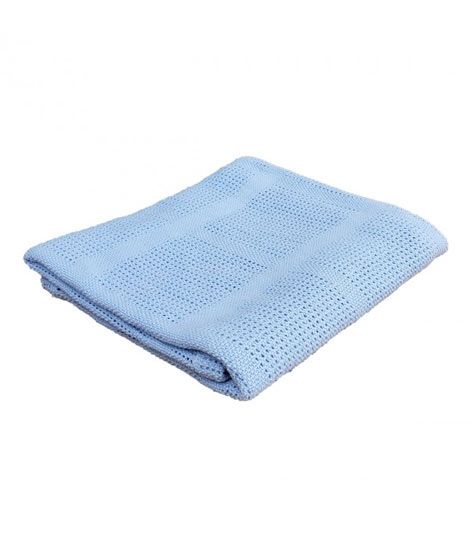 Home N Baby Cellular Breathable Blanket Blue