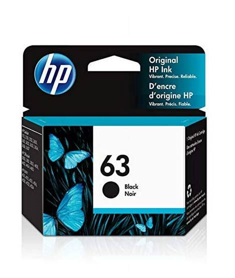 HP 63 Black Ink Cartridge (F6U62AN)