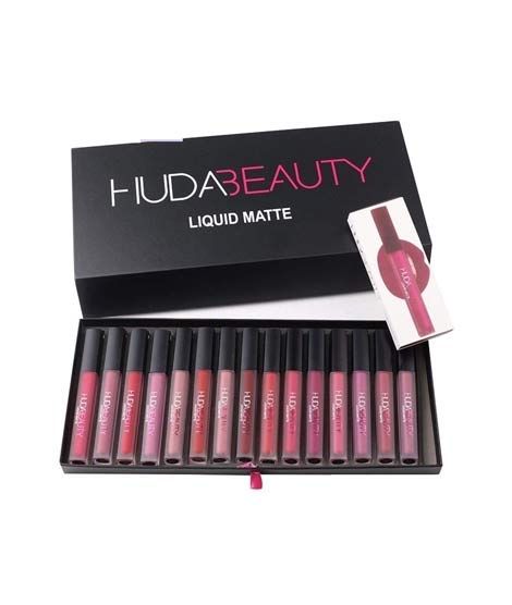 iShopping - Huda Beauty Liquid Matte Lip Gloss 16 Pcs