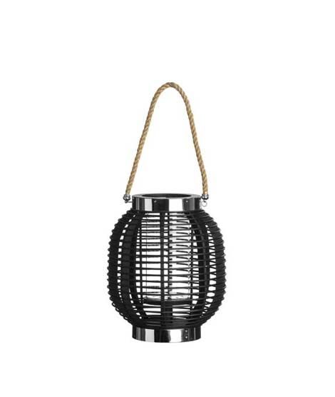 Premier Home Altar Large Wood Lantern - Black (1410822)