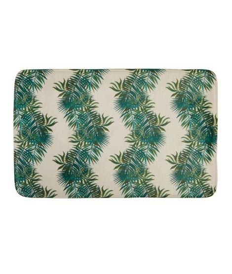 iShopping - Premier Home Winter Palm Soak Leaf Bath Mat (1605321)