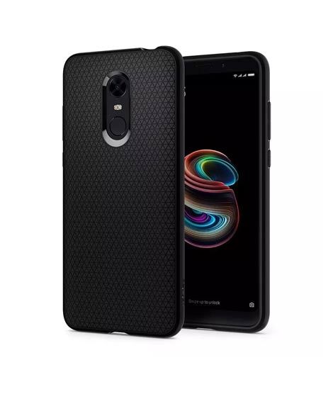 iShopping - Spigen Liquid Air Case For Redmi 5 Plus - Black (AMT-9412)