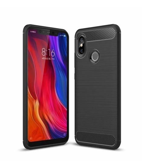 iShopping - iPaky Concise Anti Fingerprint TPU Case For Mi 8 - Black (AMT-6472)