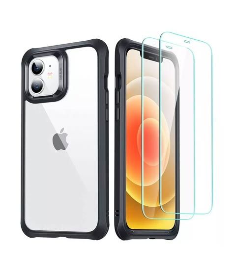 ESR Alliance Tough Case with 2 Screen Protector For iPhone 12 Mini Black (AMT-0474)