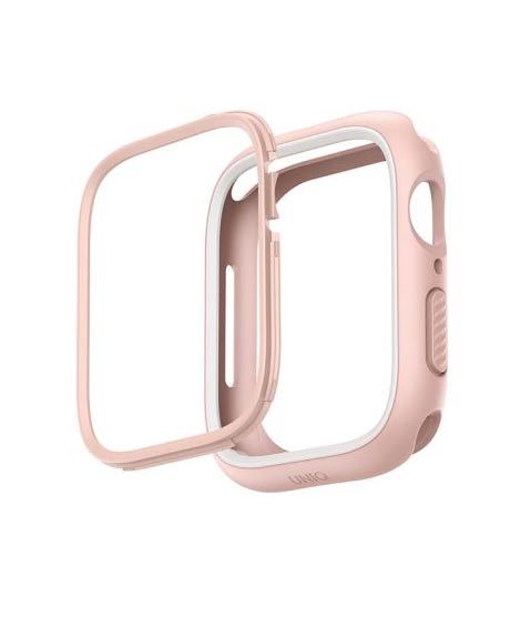 Uniq Moduo Tough Modular Case For Apple Watch Series 1-8 44MM Pink/White