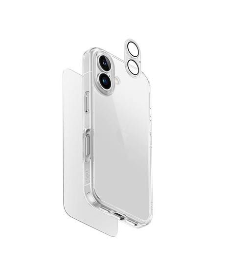 Uniq Clearvue 3 In 1 Bundle Pack for iPhone 16 - Clear