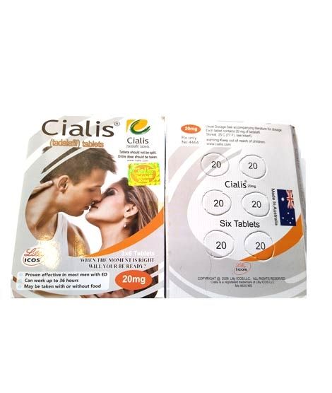 Jalandhar Traders Cialis 20mg 6 Tablets Card (AUS)