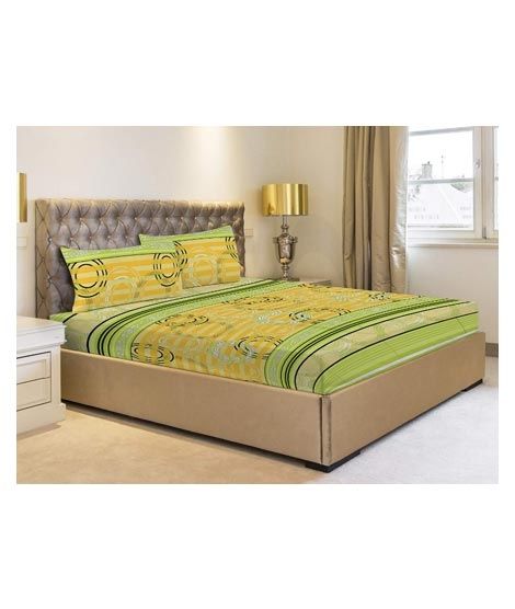 iShopping - Jamal Home Double Bed Sheet With 4 Pillow (0115)