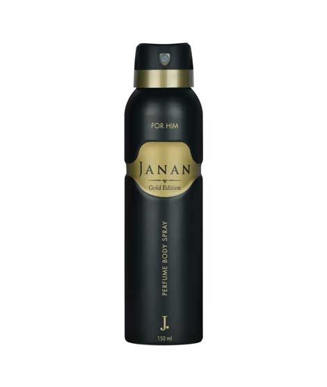 Junaid Jamshed Janan Gold Body Spray For Men 150ml