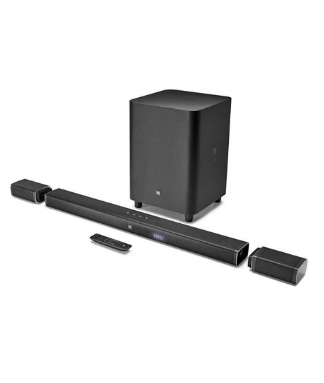 JBL Bar 5.1 Channel 4K Ultra HD Soundbar with True Wireless Surround Speakers Black