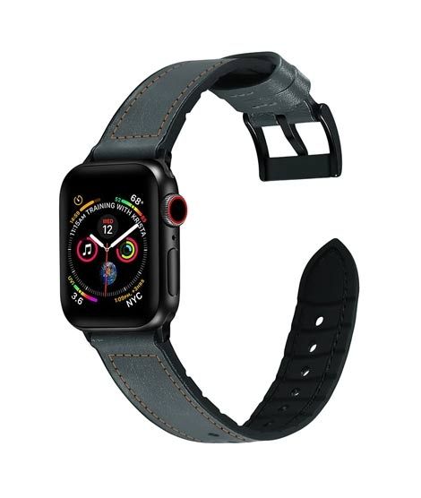 Jcpal Gentry Premium Leather Band for Apple Watch 38/40/41mm Midnight Green (JCP3947)