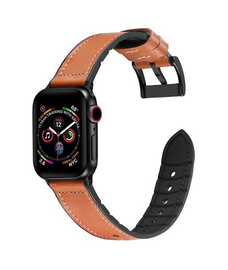 Jcpal Gentry Premium Leather Band for Apple Watch 38/40/41mm Coffee Brown (JCP3948)