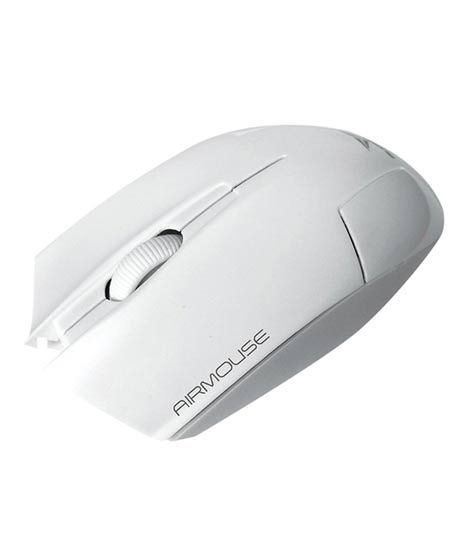 Alcatroz AirMouse Wireless Optical Mouse White