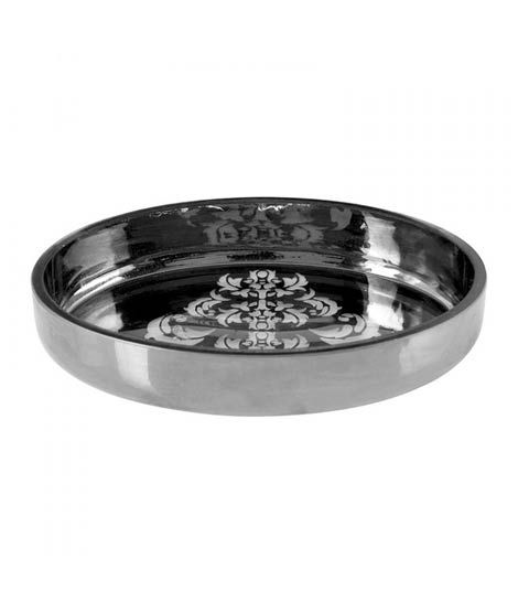 iShopping - Premier Home Elissa Oval Soap Dish - Silver (1601640)