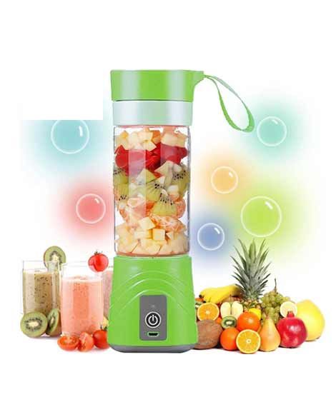 iShopping - The AZY Portable USB Rechargeable 4 Blades Juicer Blender 