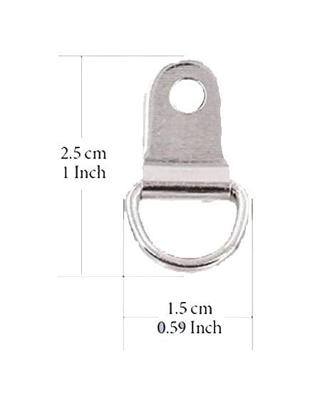 iShopping - Karachi Arcade D-Ring Picture Frame Hanging Hooks - Pack Of 10