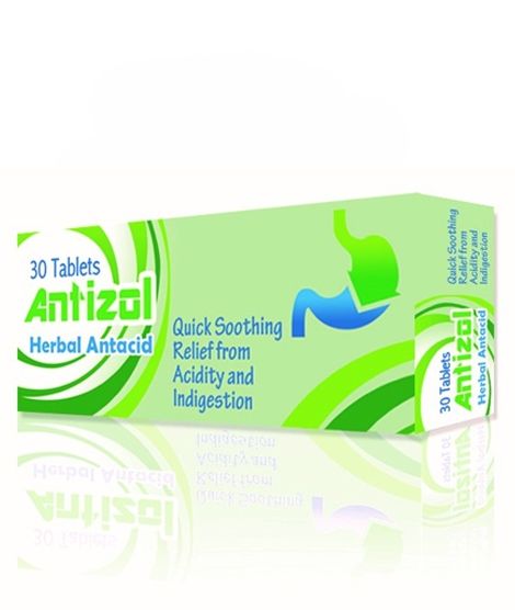 iShopping - KarachiShopPk Antizol Herbal Antacid Tablet Pack Of 2