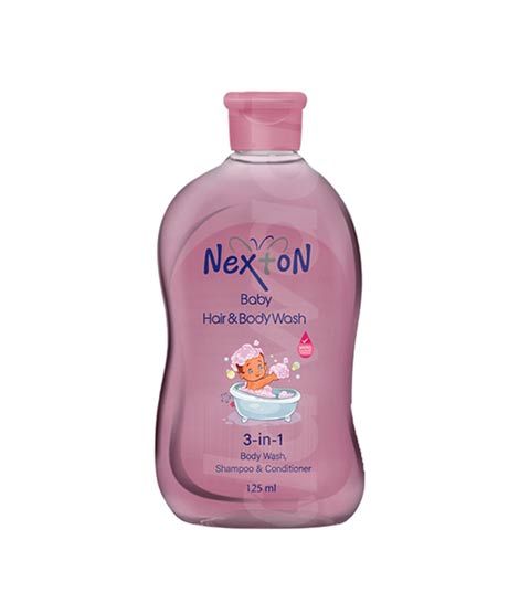 Nexton 3 in 1 Baby Hair & Body Wash 125ml (KBC053)