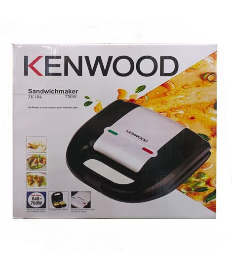 Kenwood Plus Sandwich Maker Black (ZK-104)