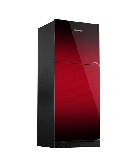 iShopping - Kenwood Invertech Freezer On Top Refrigerator 18 Cu Ft Maroon (KRF-26657-I-GD)