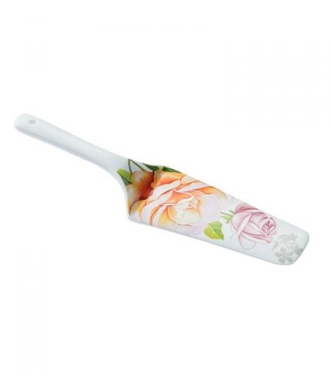 Premier Home Porcelain Cake Slicer - Peach Rose (721900)