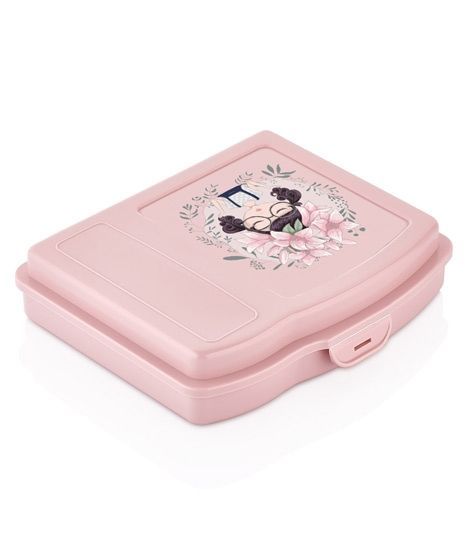 iShopping - Qlux Twin Lunch Box Pink (L-00408)