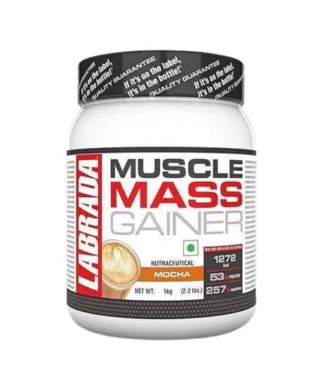 Labrada Muscle Mass Gainer Protein Supplements - Mocha 4lbs