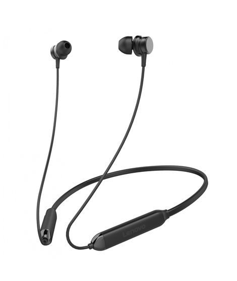 Lenovo Neckband Bluetooth Headset Black (QE63)