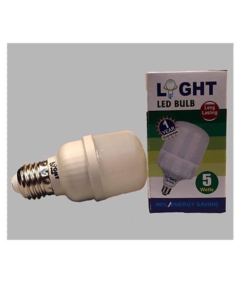 Light 05 Watts Energy Saving LED Bulb White