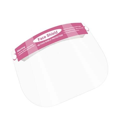 Limelite Care Reusable Premium Face Shield Pink (Pack of 2)