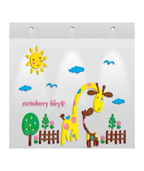 iShopping - LookNBuy Giraffe Wall Art (0075)