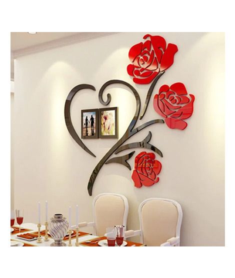 iShopping - LookNBuy Rose Flower Wall Art (0050)