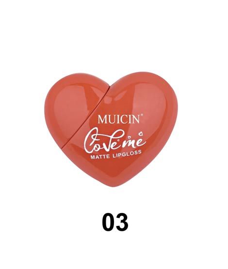 iShopping - Muicin Heart Matte Long Lasting Lipgloss - (03)