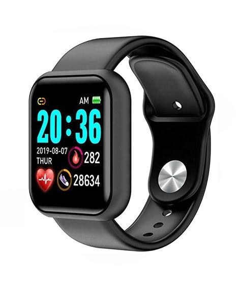 iShopping - M.Mart D20 Bluetooth Smart Watch Black